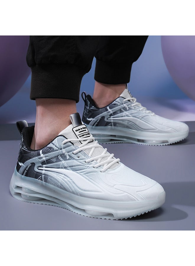 Sports Shoes, Men's Shoes, Running Shoes, Men's Height-increasing Summer Running Shoes, Shock-absorbing Breathable Mesh, Large Size, Teenagers, Casual Students