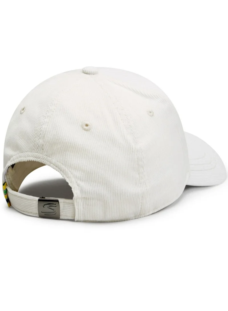 Ayrton Senna Ayrton Senna Cord cap - White