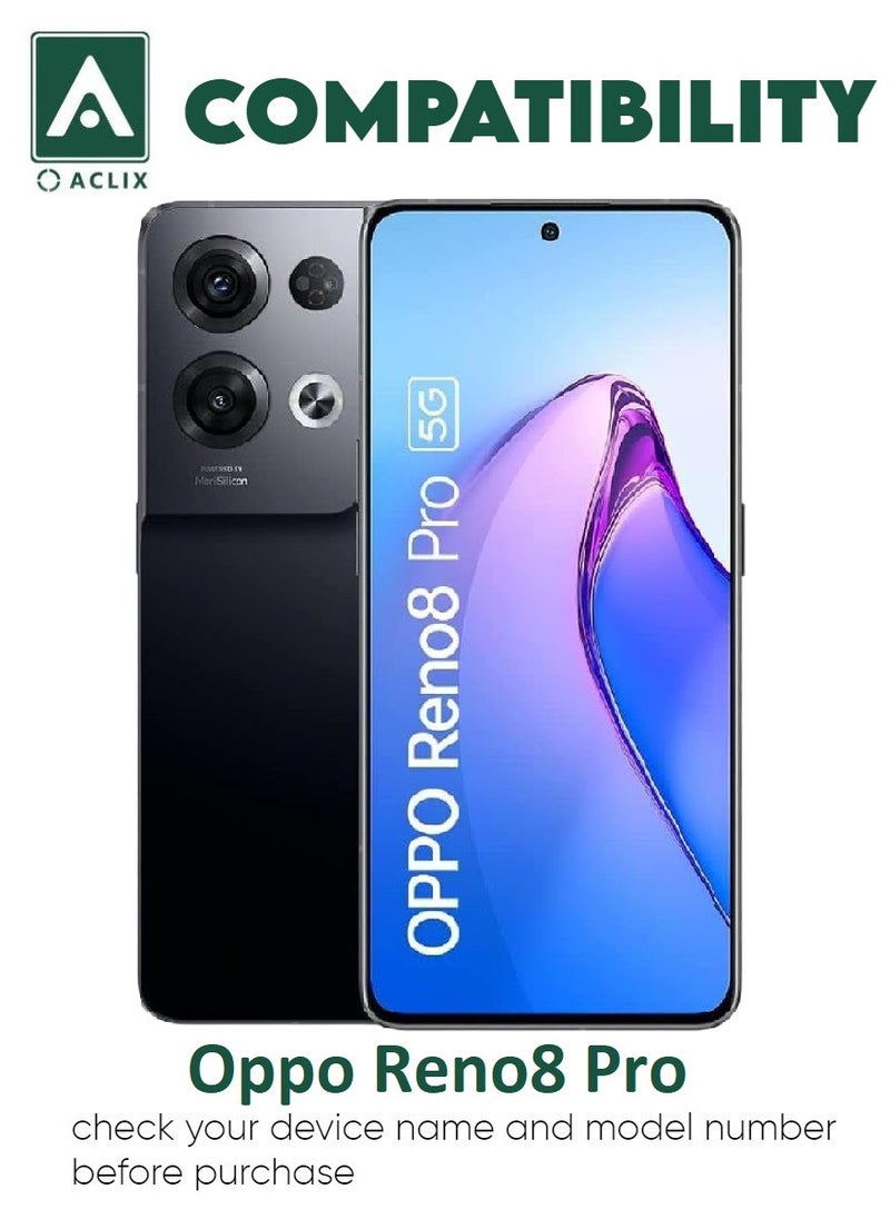 ACLIX 3 Pieces Antistatic ESD Dustproof Premium Quality High Definition Tempered Glass Screen Protector Designed For Oppo Reno8 Pro - Image 3