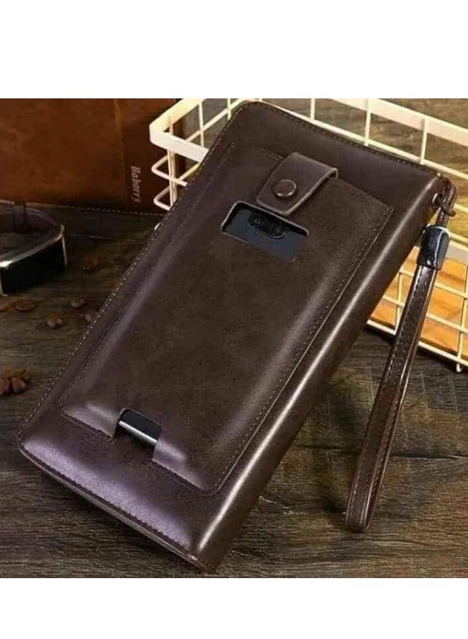 Youth Kangaroo Wallet - Brown - Image 4
