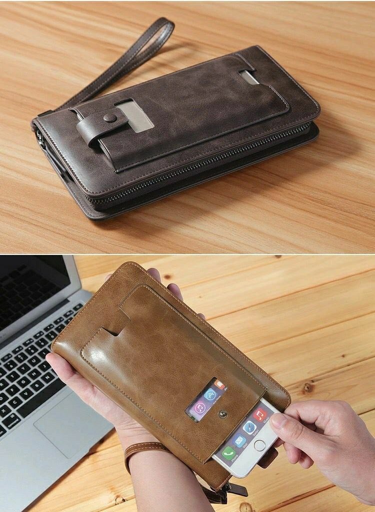 Youth Kangaroo Wallet - Brown - Image 5