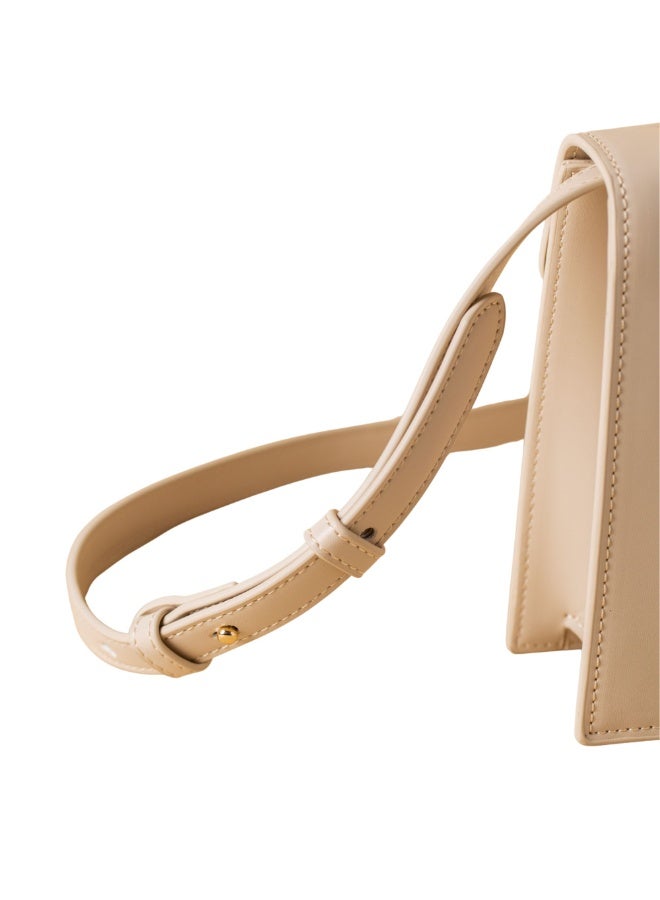 Luxury Women’s Top Handle Bag - Classic Style Beige Handbag - Image 5