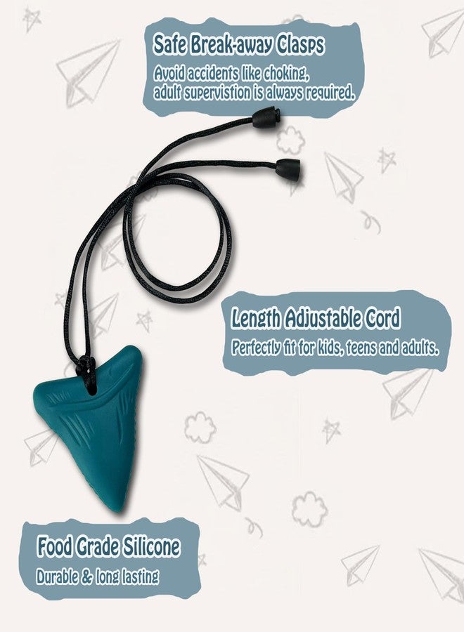 MaberryTech Direct Chew Necklaces for Sensory Kids 6 PCS, Chewy Necklaces Sensory Toys for Boys Girls Children with Autism, ADHD, Anxiety, Oral Motor Stimulation, Silicone Teething Necklace BPA Free - Image 3