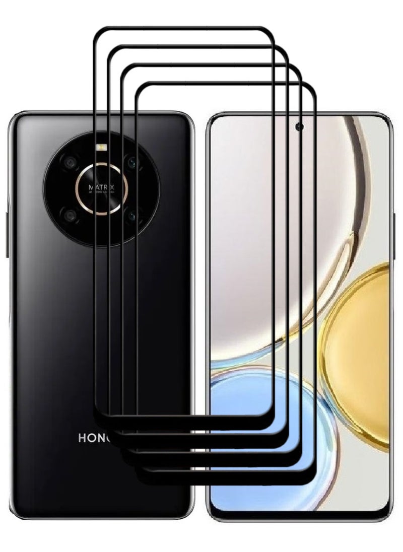 ACLIX 4 Pieces Antistatic ESD Dustproof Premium Quality High Definition Tempered Glass Screen Protector Designed For Honor X9 - Image 1