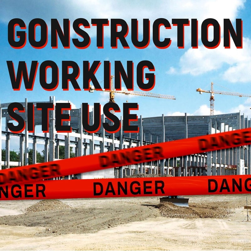 TopSoon Caution Barricade Tape Non-Adhesive Barrier Tape Construction Halloween Party Decoration (3Pack Danger Tape, 1000 Feet) - Image 5