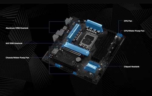 ASRock B760M PG Lightning WiFi يدعم الجيل الثالث عشر والجيل الثاني عشر ومعالجات Intel Core من الجيل التالي (LGA1700) - Image 4