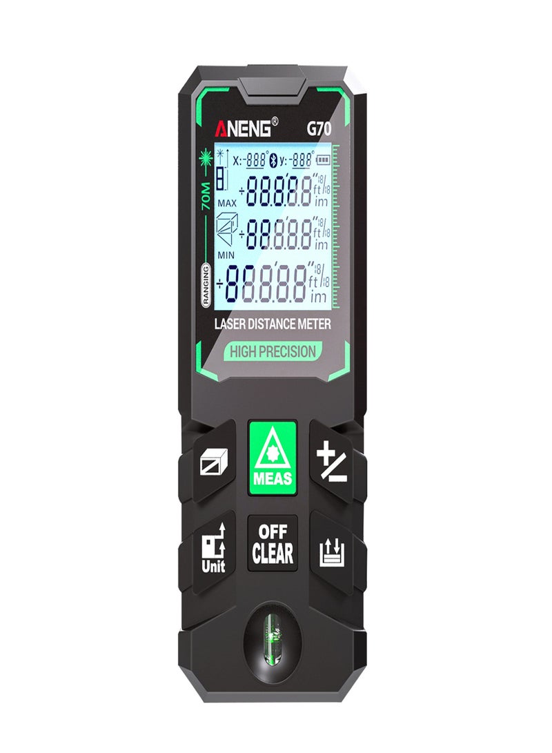 ANENG ANENG G70 Smart High-Precision Rangefinder Green Distance Meter 30 Set of Data Storage Autonomous Calibration Multi-function Tool - Image 1