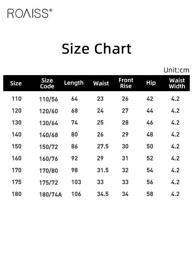 roaiss Boys Summer Sweatpants, Elastic Waist Pants with Side Pockets, Moisture-wicking Quick-dry Sport Pants, Comfortable Breathable Slacks, Casual Versatile Trousers for Boys, Suitable for Daily Wear and Outdoor Activities - Image 5