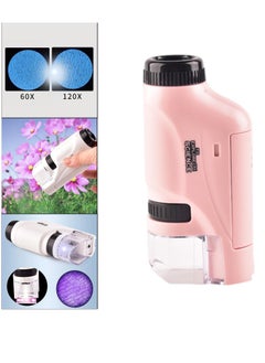 Generic Mini Handheld Microscope for Kids Natural Exploration Beginners Plants  - Image 1