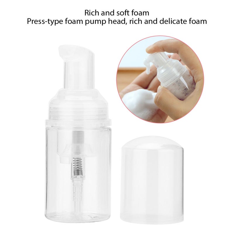 Portable Mousse Foaming Empty Bottle Refillable Travel Dispenser Container - Image 3