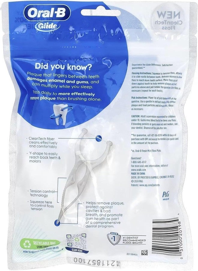 Oral-B Pro Health Advanced Floss Picks, New Packaging, 30 Count (Pack of 6 - Image 2