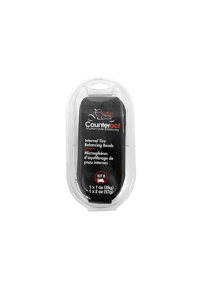 Anki Counteract KITB Motorcycle Do It Yourself TireWheel Balancing Beads Kit 1 1oz 1 2oz DIY Bead Bags 2 Valve Caps and Cores 1 Core Remover Injector Bottle - Image 1