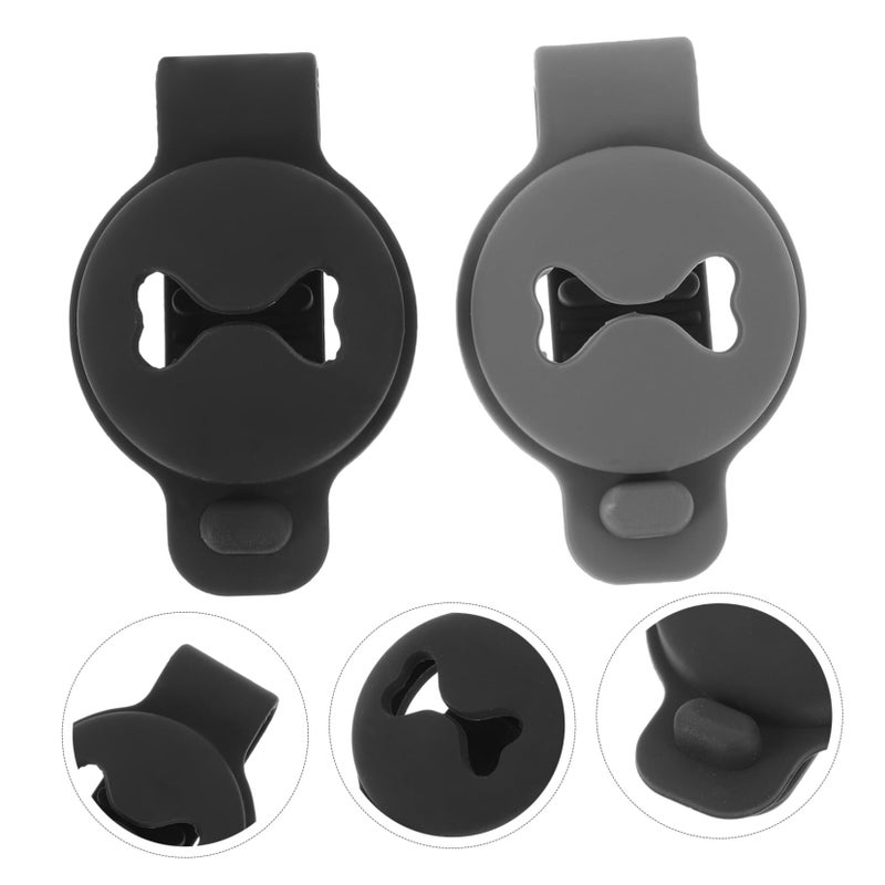 Scratch Protective Dog Pet Case Shockproof Black Grey Keychain Backpack 2pcs - Image 5