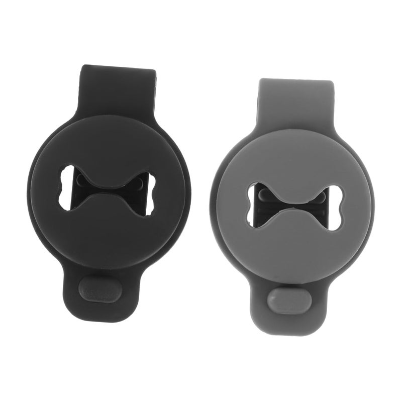Scratch Protective Dog Pet Case Shockproof Black Grey Keychain Backpack 2pcs - Image 2