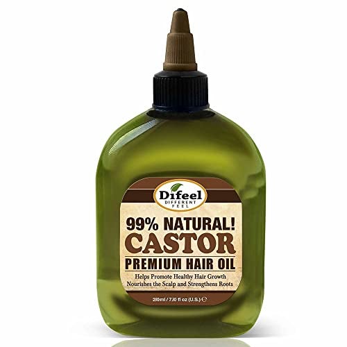 difeel Difeel Premium 99 Natural Castor Hair Oil 71 Ounce Natural Castor Oil for Hair Growth
