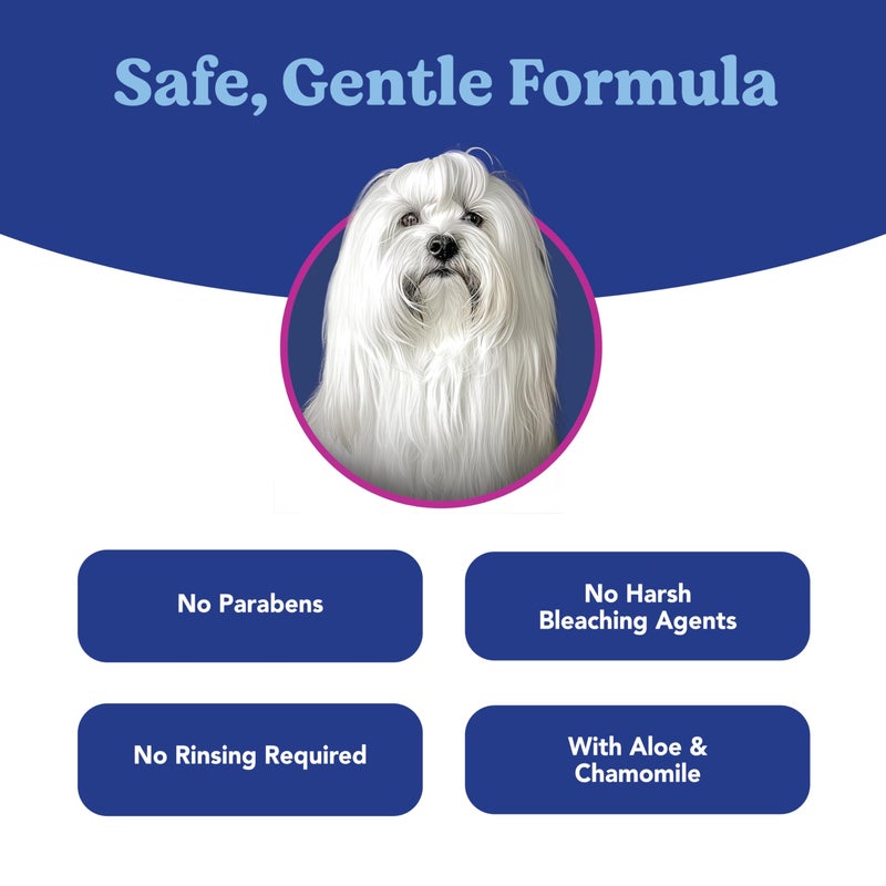 ANGELS' EYES Gentle Tear Stain Solution for Dogs and Cats | 8 oz Solution for Eye Area and Face | Remove Discharge, Dirt, Tear Stains, and Mucus - Image 2