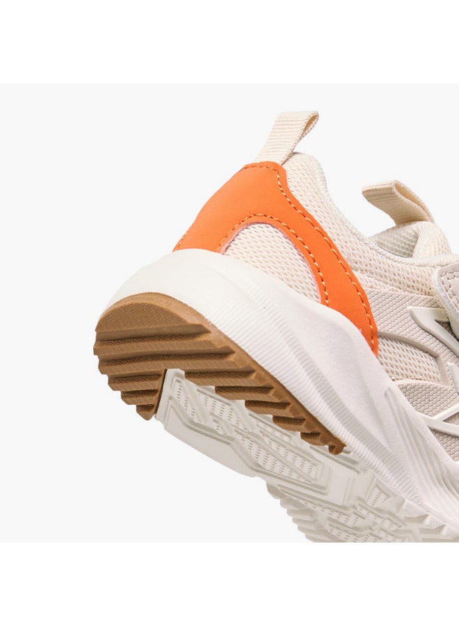 JUNIORS Boys Panelled Sneakers with Hook and Loop Closure - Image 5