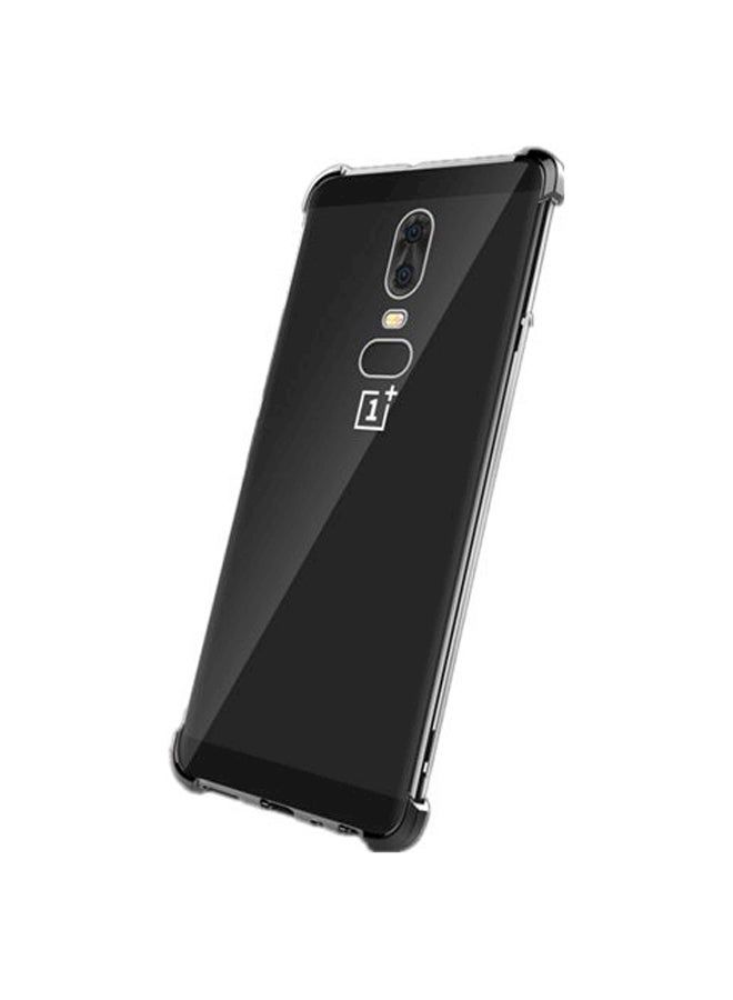 IAF Protective Case Cover For Oneplus 6 Clear/Black