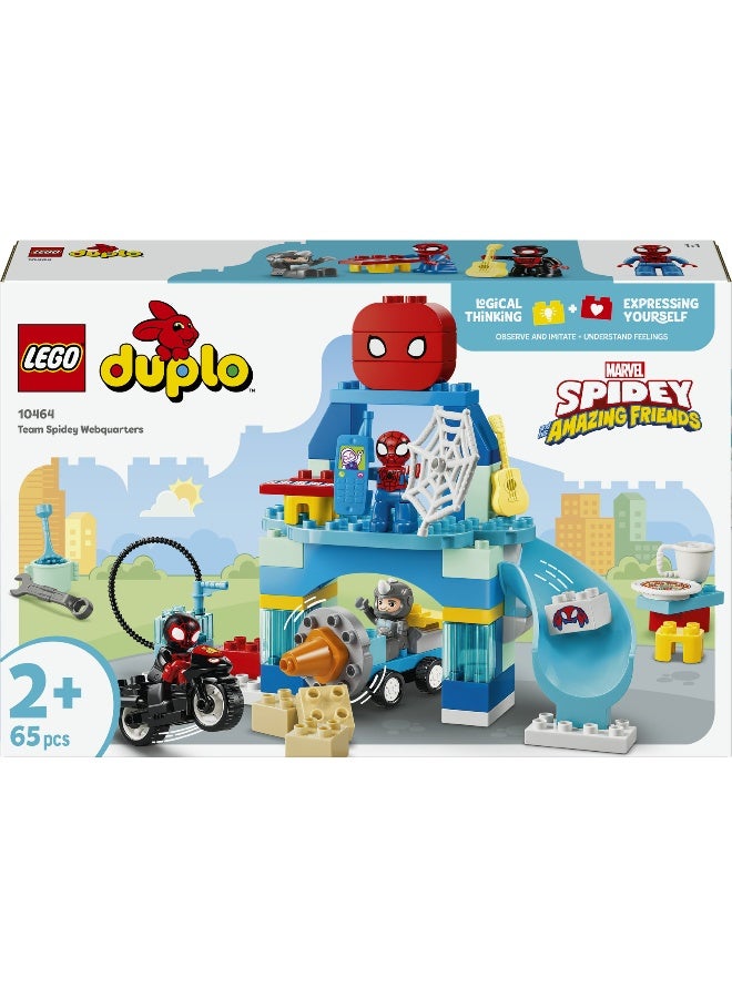 LEGO DUPLO Marvel Team Spidey Webquarters 10464 Building Toy Set (44 Pieces) - Image 2