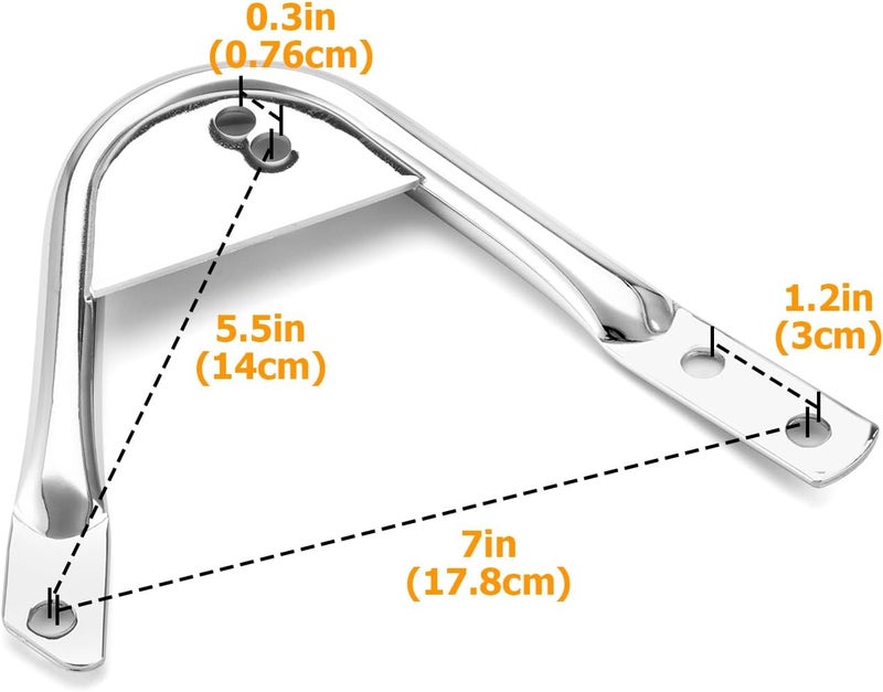 Dasen Detachable Docking Hardware Kit for Harley Touring Models 1997-2008 - Image 2