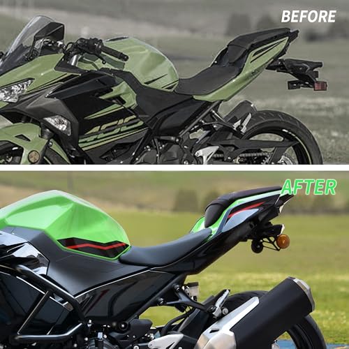 VEISUTOR Fender Eliminator Kit for Ninja 400, License Plate Bracket License Plate Holder for Kawasaki Ninja 400 Z400 2018-2024 Ninja 250 2018 2019 Accessories - Image 2