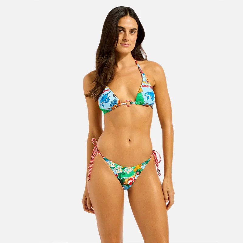 SEAFOLLY Viva Vacation Tie Side Bikini Bottom - Women