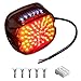 NTHREEAUTO Smoked LED Tail Light Brake Turn Signal Light Low Profile Taillights Compatible with Harley Road King, - Image 2