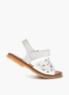 Pablosky Girls' Cutout Detail Sandals with Hook and Loop Closure  - Image 5