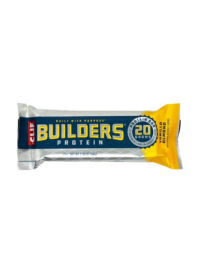 كليف بار CLIF BUILDERS - ألواح بروتين - نكهة الفانيليا واللوز - 20 جرام بروتين (2.4 أونصة) (خالية من الجلوتين الآن) - Image 2