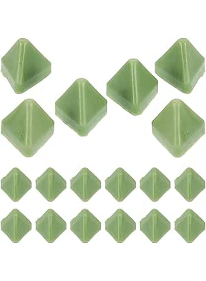 12x12mm Triangular Resin Tumbling Media 500g Abrasive Polishing Blocks For Jewelry Rock Buffing - Image 1