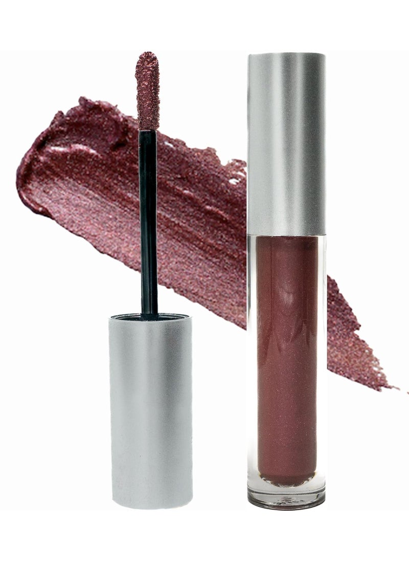 Pure Ziva Red Garnet Shimmering Metallic Liquid to Powder Eyeshadow & Eyeliner, No Animal Testing & Cruelty Free 