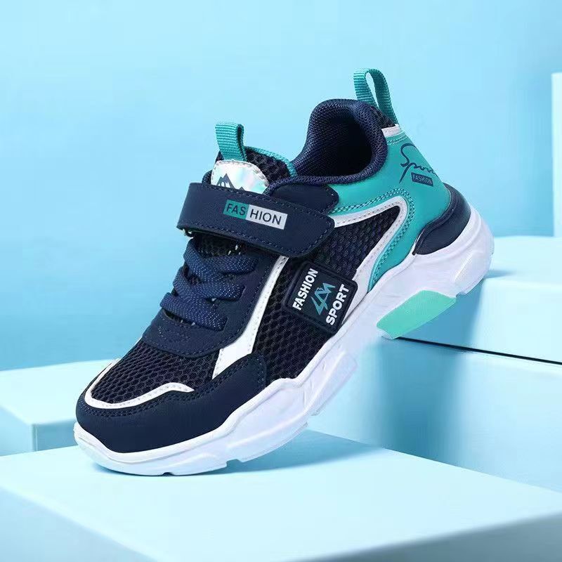 Mesh Sneakers Lightweight Flexible Sole Walking Shoes For Kids Indoor And Outdoor Activities - Image 1