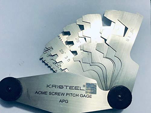 AI مقياس قياس خيوط كريستيل شينوا I زاوية خيط 29 درجة 16 شفرة 1N إلى 12N I صنع في الهند - Image 2