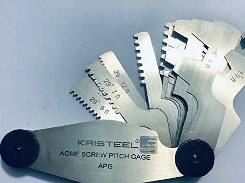 AI مقياس قياس خيوط كريستيل شينوا I زاوية خيط 29 درجة 16 شفرة 1N إلى 12N I صنع في الهند - Image 3