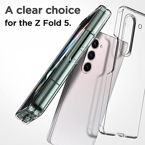 AICase for Samsung Galaxy Z Fold 5 Case Clear, [Anti-Yellow] Slim Fit Transparent Hard PC Protective Phone Case for Samsung Fold 5 5G - Image 3