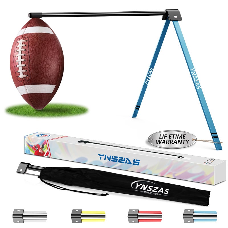 YNSZAS Football Kicking Tee Portable Field Goal Kicking Holder Stand Kickoff Tee Compatible with All Football Sizes Football Training Practice Equipment for Adult Youth - Image 2