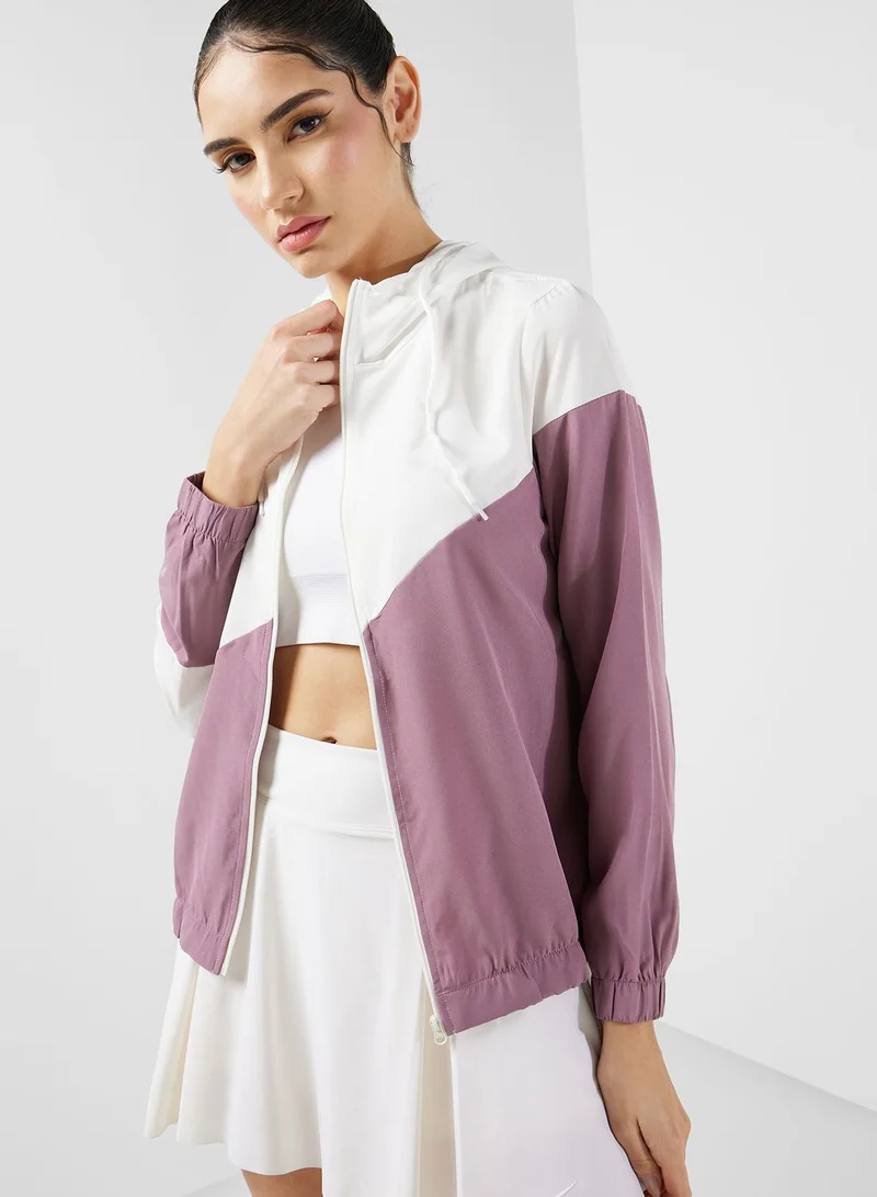 FRWD Zip Front Colorblock Athletic Jacket