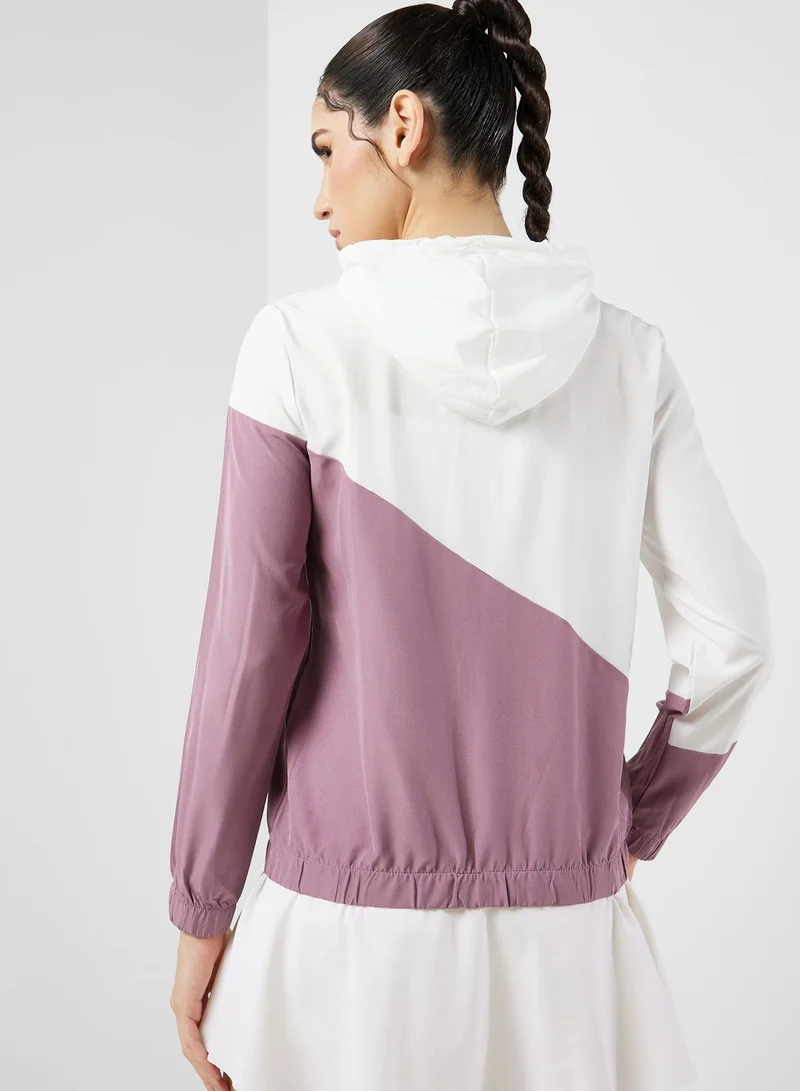 FRWD Zip Front Colorblock Athletic Jacket