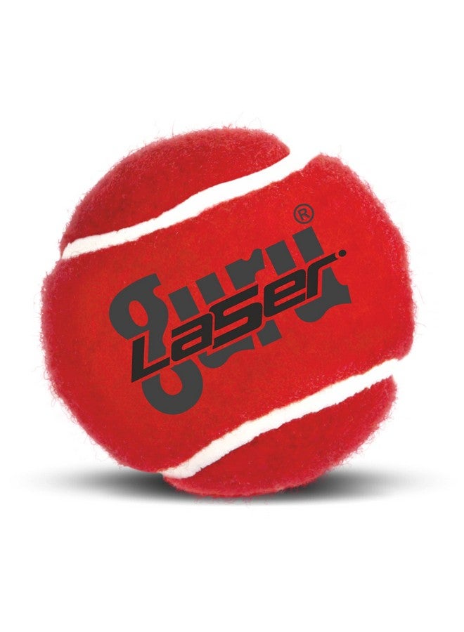 لايزر مجموعة كرات تنس الكريكيت LASER مكونة من 6 كرات (ثقيلة، لون عنابي) بحجم قياسي - Image 2