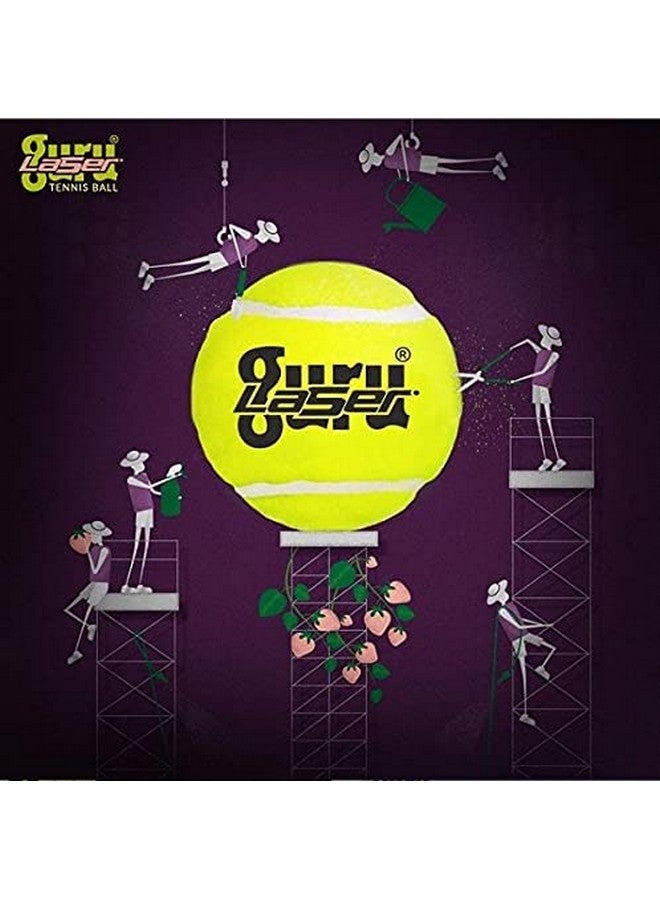 لايزر مجموعة كرات تنس الكريكيت LASER مكونة من 6 كرات (ثقيلة، لون عنابي) بحجم قياسي - Image 3