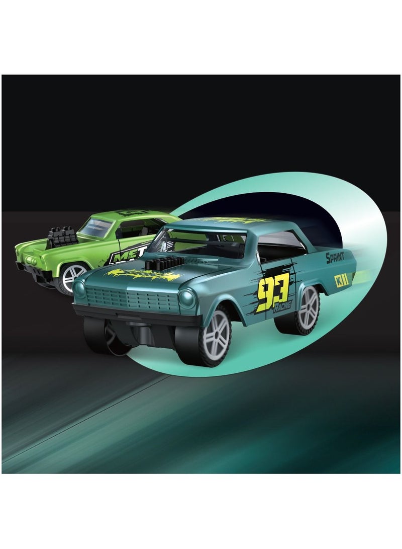 Little Story مجموعة ألعاب سيارات مصبوبة مكونة من 8 قطع - Image 3