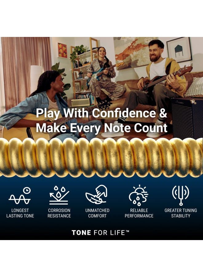 ELIXIR Strings, Electric Guitar Strings, Nickel Plated Steel with NANOWEB Technology, Longest-Lasting Bright Tone with Comfortable Feel, 6 String Set, Light/Heavy 10-52 - Image 4