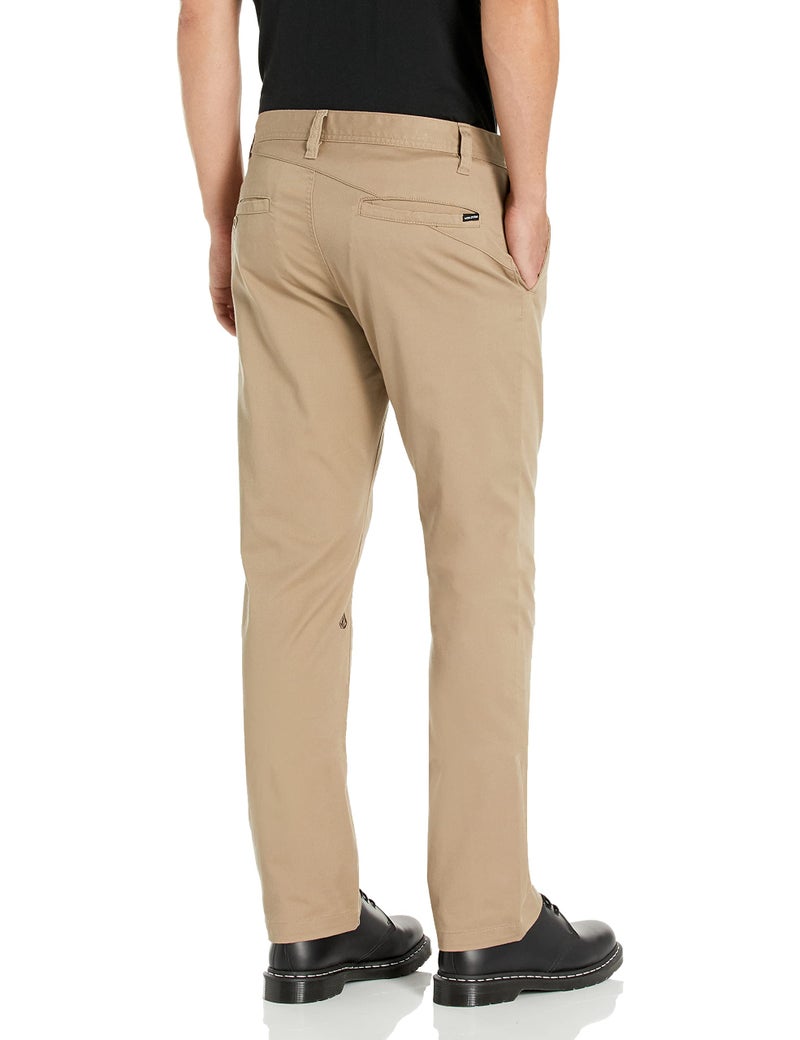 Volcom Men's Frickin Modern Fit Stretch Chino Pant, Khaki 1, 36W x 32L - Image 2
