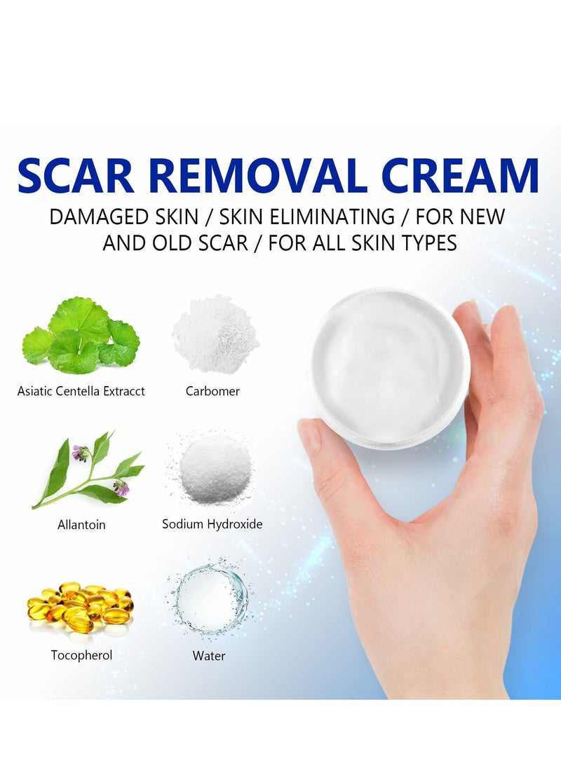 Elaimei Scar Removal Cream with 2% Dimethicone Complex Quick Effect for New and Old Pregnancy Scald and Operation Scar to Repair Damage Skin and Nourish and Brighten Skin 50ML  - Image 2