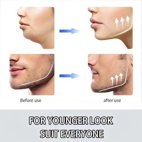 XFSAFDM 4PCS Jawline Exerciser, Jawline Shaper for Men and Women, Face Exercise Tool, Silicone Jaw Trainer for Defined Jawline, Double Chin Reducer, 2 Black and 2 White - Image 3