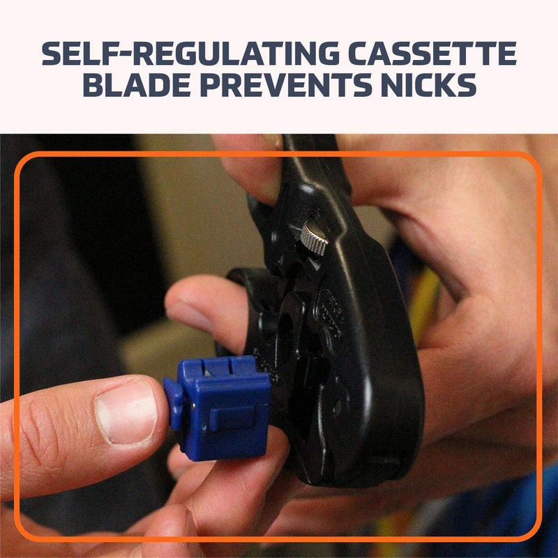 TEMPO Paladin Tools PA1119 UTP/COAX Cable Stripper & Cutter | Ethernet POE RG6, RG6 Quad, RG59 Coax, CAT5, CAT5E, CAT6, UTP/STP - Image 5