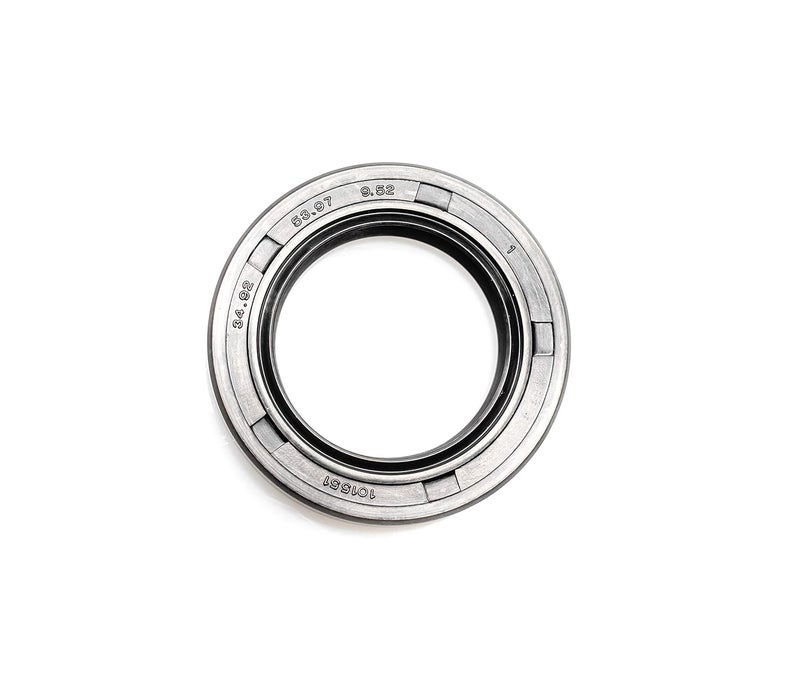 EAI Oil Seal 1.375"x2.125"x0.375" TC Double Lip w/Spring. 1 3/8" x2 1/8" x3/8" Metal Case w/NBR Coating - Image 2