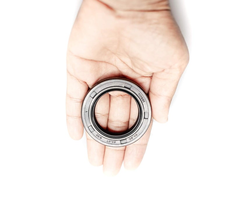 EAI Oil Seal 1.375"x2.125"x0.375" TC Double Lip w/Spring. 1 3/8" x2 1/8" x3/8" Metal Case w/NBR Coating - Image 1