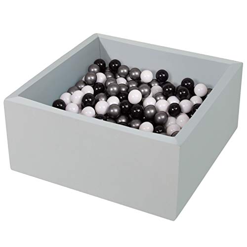 TRENDBOX Ball Pit 354x354x138in Memory Foam Pit Soft Pool Soft Equipment for Toddlers Kids  Light Gray Balls NOT Included - Image 1