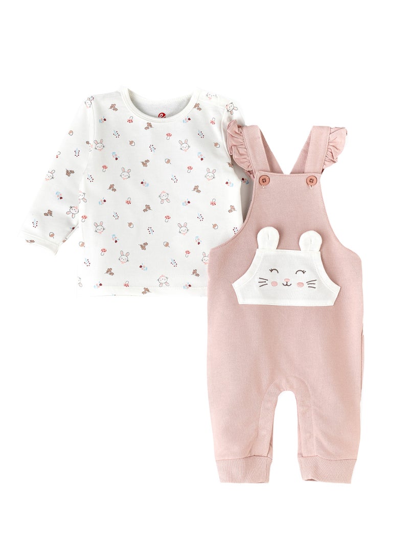 Baby Girl Pink Overalls and Printed Long-Sleeve Shirt Set - pzsku/Z9C8F2CE4D253DDF079C1Z/45/_/1729083324/9d880c7f-a498-4660-b1b5-2f92ffddbb68